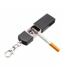 LLavero de Metal para cenizas, Mini organizador de accesorios para fumar, Cenicero de bolsillo portátil, soporte para cenizas, llavero 2024 - compra barato