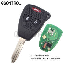 QCONTROL-llave remota para vehículo Chrysler Auto, dispositivo con Chip ID46, para Aspen PT Cruiser, Sebring, Pacifica Town & Country, 200, 300 2024 - compra barato