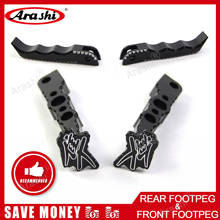 Arashi 1 Set Front Rear Foot Pegs Pedal For SUZUKI GSXR1300 HAYABUSA GSX-R GSXR 1300 GSX1300R 2008 - 2020 2009 2010 2011 2012 2024 - buy cheap