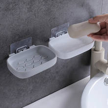 Self-adhesive Double layer Soap Holder No Drilling Wall-mounted Soap dish tray sponge drain rack Bathroom Accessories 2024 - buy cheap