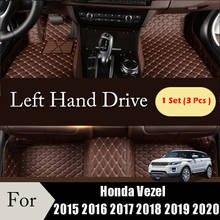 Car Floor Mats For Honda Vezel HR-V HRV 2015 2016 2017 2018 2019 2020 car accessories Auto styling Custom Floorliners Carpets 2024 - buy cheap