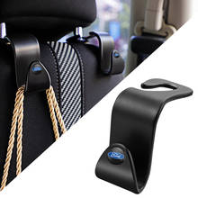 2Pcs Car Seat Back Hooks Portable Hanging Bag Rack Accessories For Ford Focus mk2 mk3 Fiesta Ranger Mondeo S-MAX Kuga Mustang 2024 - buy cheap