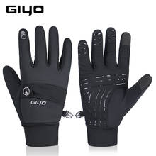 GIYO-guantes deportivos de invierno para hombre y mujer, manoplas de dedo completo para bicicleta de montaña y carretera, guantes de conducción para motocicleta y esquí 2024 - compra barato