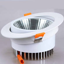 Lámpara empotrada LED para interiores, foco redondo regulable de 3W, 5W, 7W, 9W, 12W, 15W, 18W, 220V, 110V, bombilla Led para dormitorio, cocina 2024 - compra barato