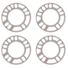 4Pc/Set 5mm Universal Aluminum Alloy Car Wheel Spacers Shim for Car Styling 2024 - buy cheap