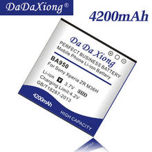 Da Xiong 4100mAh BA950 литий-ионный аккумулятор для телефона Sony Ericsson Xperia ZR SO-04E M36h C5502 C5503 AB-0300 2024 - купить недорого