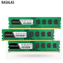 Rasalas Desktop Memory RAM DDR3 1066 1333 1600Mhz 8500 10600 12800s 240pin 1.35V 1.5V Memoria RAM for PC 2024 - buy cheap
