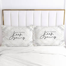 Pillow Cases Bedding 2PCS PillowCase For Bedroom,Home Decoration 70x70cm 50x75cm 50x70cm 80x80cm Pillow Cover Marble Keep Going 2024 - buy cheap