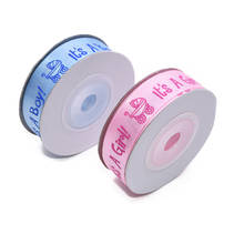 Cintas de satén rosa y azul de 1,5 cm, cinta de decoración para Baby Shower, regalo DIY, suministros de decoración para fiesta de cumpleaños, 10 yardas 2024 - compra barato