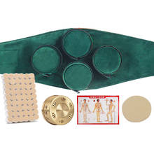 1 Set New Green Velvet Bag Smokeless Moxibustion Therapy Box Moxa Sticks Burner Meridian Heating Massage Therapy Warm Women 2024 - buy cheap