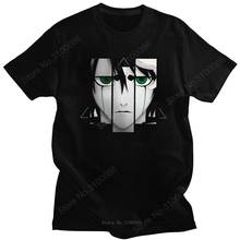 Ulquiorra Cifer-camisetas de algodón para hombres, camisa de Manga corta de Anime, con lejía, fresca, a la moda 2024 - compra barato