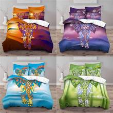 Home Textile Luxury 3D Elephant Print 2/3Pcs Comfortable Duvet Cover Pillowcase Bedding Sets Single Queen and King EU/US/AU Size 2024 - buy cheap