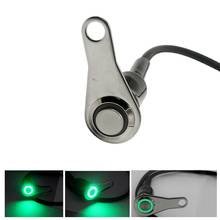 22mm Motorcycle Handlebar Switch Horn Engine Start Kill Button Switch Green LED Handlebar ON-OFF Waterproof Motorcycle Switches 2024 - buy cheap