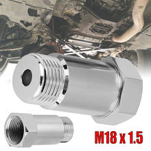 Adaptador de aço m18x1.5 para carro, fixador em níquel para fixação 45mm 02, extensor de sensor de oxigênio, espaçador extensor, 1 peça 2024 - compre barato