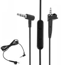 Adaptador de Audio macho de 1,5 m a 2,5mm para auriculares, Cable de Audio con micrófono para auriculares Bose, receptor y receptor AE2, 3,5 m 2024 - compra barato