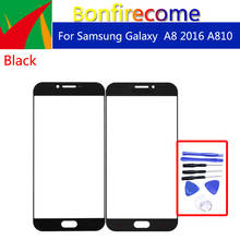 A810 TouchScreen For Samsung Galaxy A8 2016 A810S A810 A810F A810DS A810H Touch Screen Front Glass Panel Outer Glass Lens 5.7inc 2024 - buy cheap