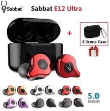 Sabbat E12 Ultra TWS V5.0 Aptx Noise Isolation In-ear Fones de Ouvido Estéreo de Alta Fidelidade наушнки беспроводние блютуз телефо Bluetooth Fone de Ouvido 2024 - compre barato