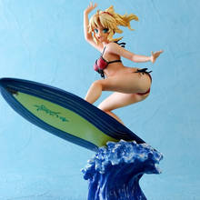 1/6  Fate / Grand Order Mordred Swimwear Surfing stance Sexy Girl Unpainted Resin Figure Unassambled GK Model Toy 2024 - buy cheap