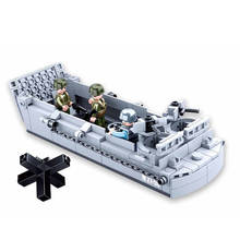 Bloques de construcción lepins para niños, juguete de ladrillos para armar nave militar de la 2. ª Guerra Mundial, serie WW2, ideal para regalo, 2021 2024 - compra barato