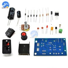 LM317 понижающий DC 5V-35V до 1,25 V-30V DIY наборы AC/DC блок питания 2024 - купить недорого