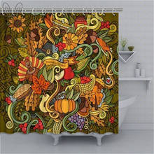 Chinese Dragon Fenix Lucky Bird Bathroom Curtain Flower Decorative Shower Curtain Polyester Fabric Bath Curtain Shower Sets 2024 - buy cheap