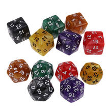 12Pc D30 D24 Polyhedral Dice Acrylic for    Party Board Game Toy 2024 - buy cheap