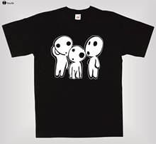 Camiseta 100% de algodón con estampado para hombre, inspirada en los fantasmas de MONONOKE camisa de MANGA, divertida y impresionante, de verano 2024 - compra barato