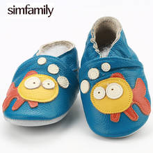 [Simfamily]-zapatos de moda para bebés, calzado de cuero genuino para primeros pasos, para Otoño e Invierno 2024 - compra barato