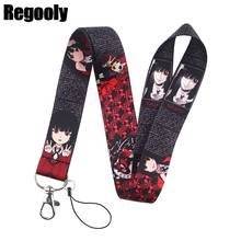 Kakegurui Classical Style Lanyard For keys The 90s Phone Working Badge Holder Neck Straps With Phone Hang Ropes webbings 2024 - buy cheap