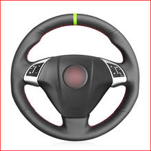 Black Artificial Leather Car Steering Wheel Cover for Fiat Grande Punto Bravo Linea 2007-2019 Qubo Doblo Opel Combo Accessories 2024 - buy cheap