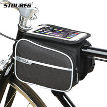 Funda para teléfono móvil resistente a la lluvia, bolsa de tubo superior de bicicleta de montaña, accesorios de ciclismo, MTB Bolsa delantera de bicicleta, 5,8-6,2 pulgadas 2024 - compra barato