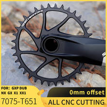 NEW PASS QUEST SRAM gx xx1 eagle GXP round mountain bike narrow sprocket 30-44T bicycle bicycle sprocket 0mm offset crank 7075 2024 - buy cheap