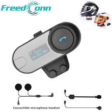 Freedconn T-COM-SC 800m LCD Screen Interphone With FM Helmet Speaker Motorcycle Intercom Bluetooth Wireless Helmet Intercom 2024 - buy cheap