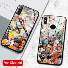 For Xiaomi 8 se case glass back cover mix 2 anime case for Xiaomi mi 8 8se lite explorer mi 9 9se mix 2 2s 3  CC9 2024 - buy cheap