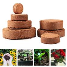 Blocos nutricionais para berçário, fibra de coco, coir, pelota, flores de jardim, plantio de solo, base comprimida, 5 peças 2024 - compre barato