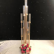HVAYI-florero decorativo para mesa de boda, portavelas para fiesta, casa, Día de San Valentín, cena a la luz de las velas 2024 - compra barato