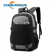 Chuwanglin Fashion man laptop backpack usb charging backpacks casual style bags large male business travel bag backpack H8009 2024 - buy cheap