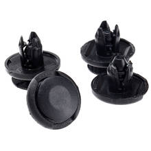 50 piezas de parachoques Auto Clips de sujetador de 8mm de diámetro de agujero negro retenedor remaches Clips para automóvil puerta Fender recorte cubierta Clip 2024 - compra barato