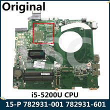 LSC-placa base para portátil HP PAVILION 15-P, 15T-P, 782931-001, 782931-601, DAY11AMB6E0, I5-5200U, CPU DDR3 2024 - compra barato