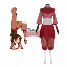 Cosplaylegend avatar o último airbender ty lee cosplay traje adulto traje de halloween conjunto completo feito sob encomenda 2024 - compre barato