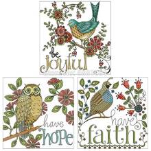 One of the branches Patterns Counted Cross Stitch 11CT 14CT 18CT DIY Cross Stitch Kits Embroidery Needlework Sets home decor 2024 - buy cheap