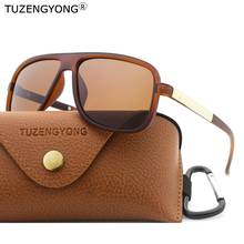 TUZENGYONG 2020 New Classic Retro Polarized Sunglasses Men Coating Driving Sun Glasses Square Eyewear Male Outdoor Goggles 2024 - buy cheap