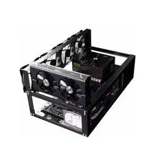 Steel Open Air Miner Mining Frame Rig Case Up to 6 GPU for Crypto Coin Currency Mining New 50x28.5x22.5cm 2024 - buy cheap