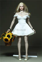 TBLeague 1/6 Scale White Fluffy Skirt Morning Glory Dress for 12in Phicen JIAOUL Doll Action Figure Toy 2024 - buy cheap