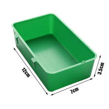 Многофункциональный креативный зеленый поднос для еды, ванночка с попугаями, клетка для животных, душевая коробка 2024 - купить недорого