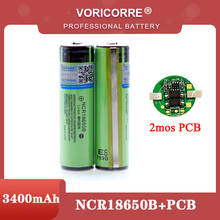 1PCS New Protected 100% Original 18650 Rechargeable battery NCR18650B 3400mAh with PCB 3.7V 2024 - купить недорого