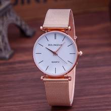 reloj mujer Luxury Brand Watch Women Fashion Rose Gold Quartz Watches Casual Metal Mesh Stainless Steel Dress Wristwatches Chasy 2024 - buy cheap
