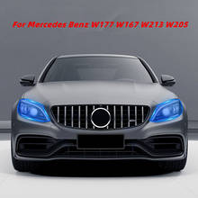 For Mercedes Benz A C E G S GLC GLA CLA GLE GLS CLS Class W177 W167 W213 W205 Car Headlights TPU HD Blackened Protector Film 2024 - buy cheap