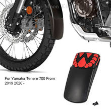 Guardabarros delantero para motocicleta, extensión de guardabarros trasero para Yamaha Tenere 700, Tenere700, 700 a partir de 2019, 2020 2024 - compra barato