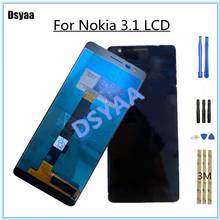 5.2 Inch for Nokia 3.1 LCD Touch Screen Digitizer Assembly for Nokia 3.1 LCD Display Repair Parts with Tools 2024 - buy cheap